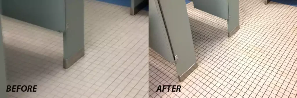 Tile Grout Clean BF AF